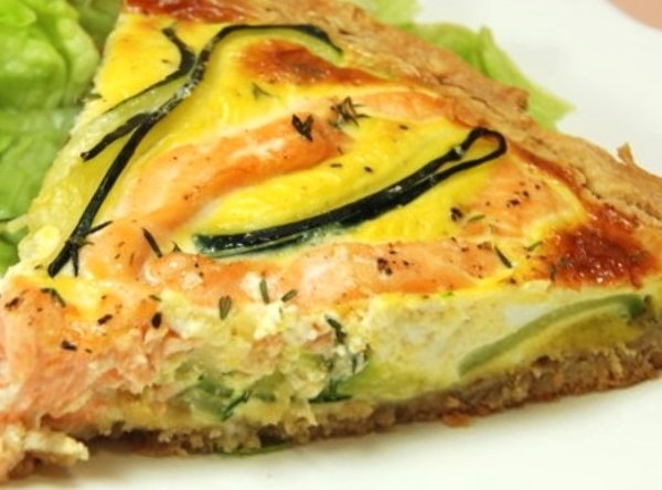 Recette Tarte Aux Courgettes, Saumon Et Curry - Pagawa Cuisine