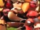 brochettes de fruits au chocolat