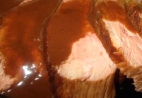 canard à la sauce chocolat et orange