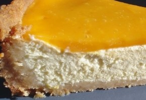 cheesecake à la mangue et à l'orange
