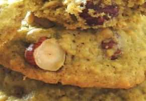 cookies aux pistaches et noisettes