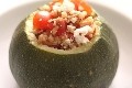 courgettes farcies au quinoa et a la tomate