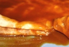 crêpes nappées au caramel orangé