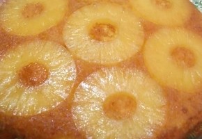 gâteau à l'ananas caramélisé