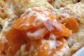 gratin de poulet, carottes et poireaux