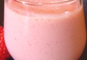 milk-shake à la fraise