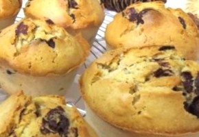 muffins aux 2 chocolats
