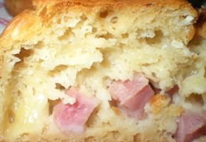 muffins au jambon et fromage