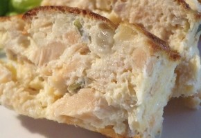 pain de poisson au fromage blanc et crème aux herbes