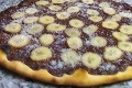 pizza a la banane, nutella et noix de coco