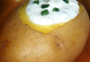pommes de terre en robe au fromage blanc