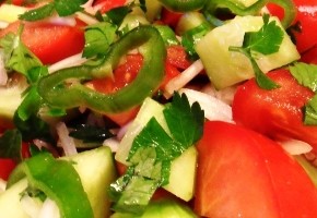 salade bulgare de légumes