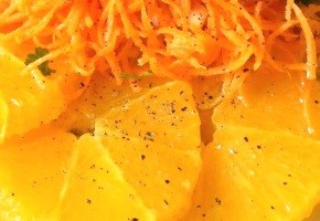 salade de carottes à l'orange