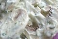 salade de champignons au fromage blanc epice