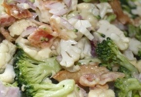 salade de chou-fleur et brocoli