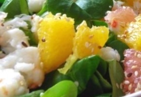 salade de crabe aux agrumes