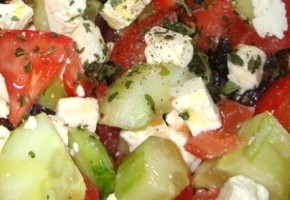 salade grecque à la feta