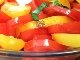 salade aux tomates multicolores
