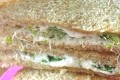 sandwich vegetarien au tofu et graines germees