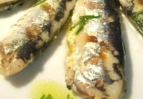 sardines grillées au citron et à la coriandre