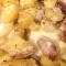 saucisse de montbéliard aux pommes de terre et cancoillotte