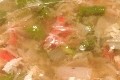 soupe de crabe et d'asperges