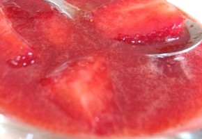 soupe de fraises