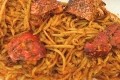 spaghetti a l'araignee de mer