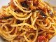 spaghetti a la sauce sardine