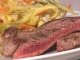 steak de merlan grille et sa poelee de legumes