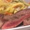 steak de merlan grillé et sa poêlée de légumes
