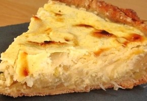tarte aux oignons et fromage