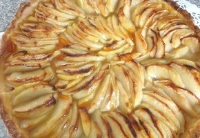 tarte aux pommes fondante