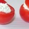 tomates cerises au chèvre et basilic