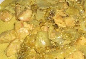 volaille aux endives et curry